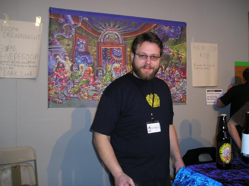 ExtremeBeerFest (4).JPG - Steve from Mercury Brewery, the Tap and now Three Floyds. The lucky guy gets to drink Dark Lord year round.